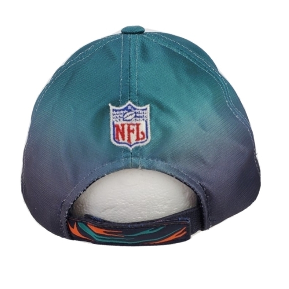 Vtg Puma Miami Dolphins Hat Ball Cap Eclipse NFL Pro Line Draft Adult One Sz 90s - Picture 5 of 12